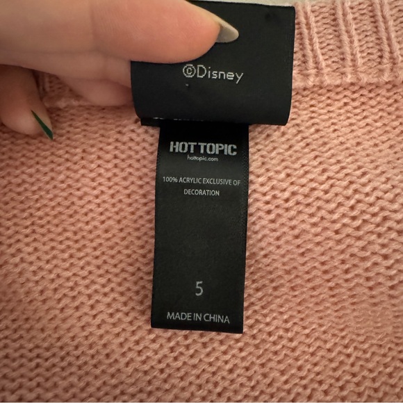 Disney Hot Topic Pastel Colorblock Cardigan Mickey Minnie Sweater Plus Size 5 - Picture 5 of 9